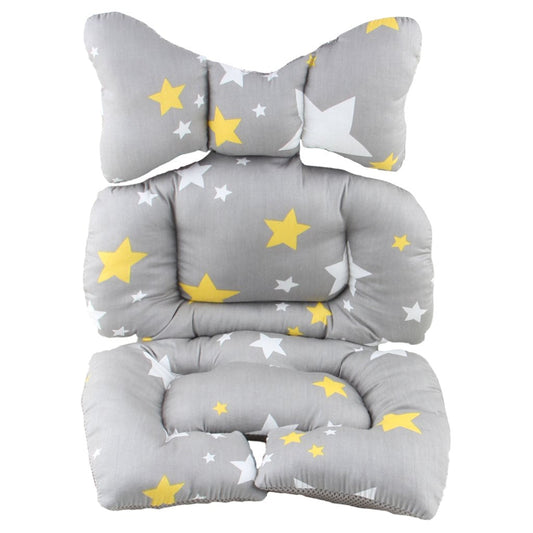 KAKIBLIN Stroller Cushion for Baby – Seat Pad & Headrest, Star