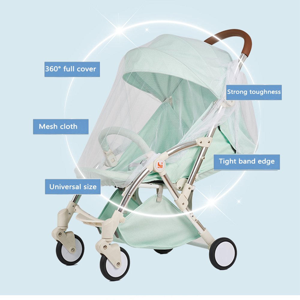 Universal Mosquito Net for Strollers, Buggies & Cribs – Insect Protection
