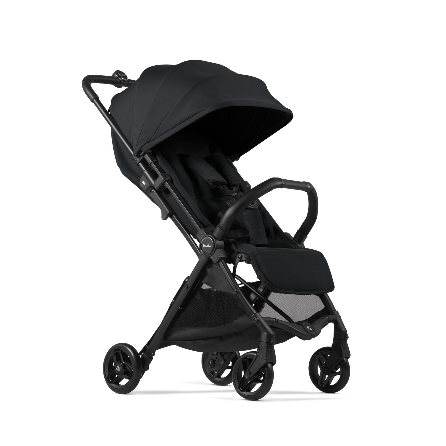 Silver Cross - Jet 5 Compact Pushchair - Travel Stroller - Foldable & Lightweight Stroller/Travel System - Cabin Size - Car Seat Compatible - Newborn to 4 years - Space