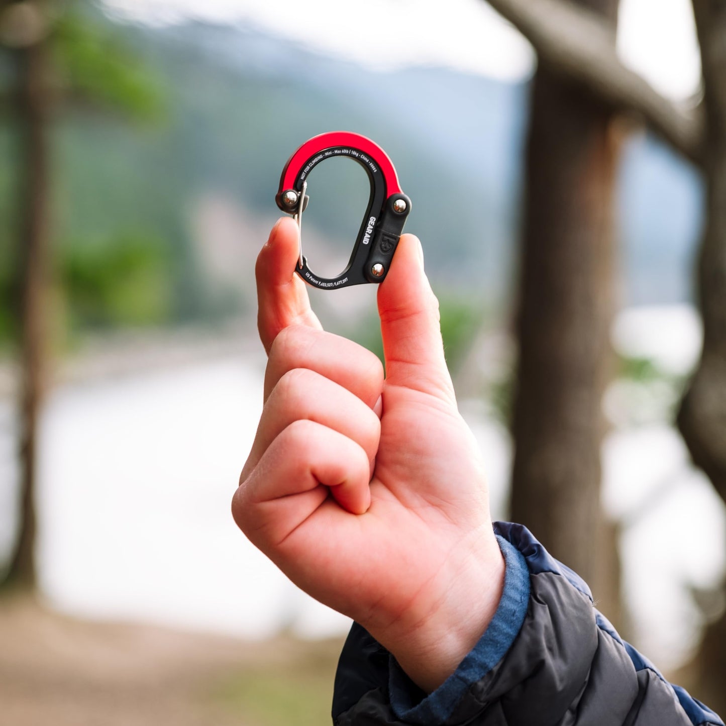 GEAR AID HEROCLIP Mini Carabiner Clip & Hook – Multifunctional, Black