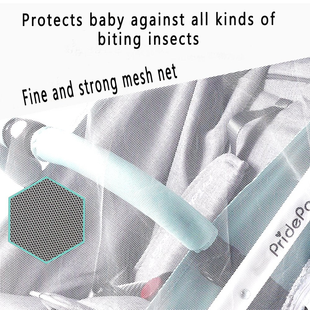 Universal Mosquito Net for Strollers, Buggies & Cribs – Insect Protection