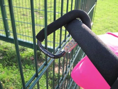 My Buggy Buddy 2-in-1 Stroller Lock & Clip – Combination Lock, Black