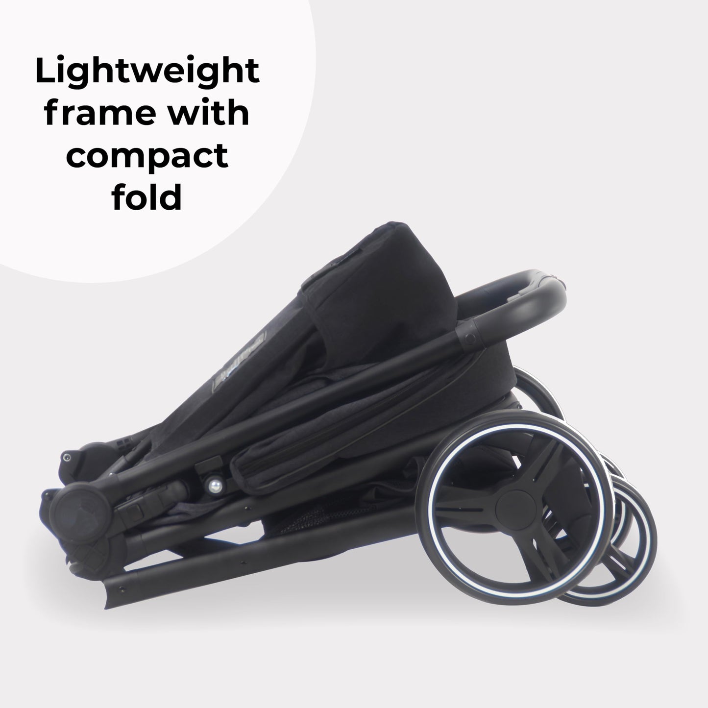 My Babiie MB160 Pushchair – from Birth to 4 Years (22kg), 4-Wheel Suspension, Large Basket, XL Canopy, Foldable, Compact, Stroller with Footmuff, Cup Holder, Rain Cover – Black Leopard