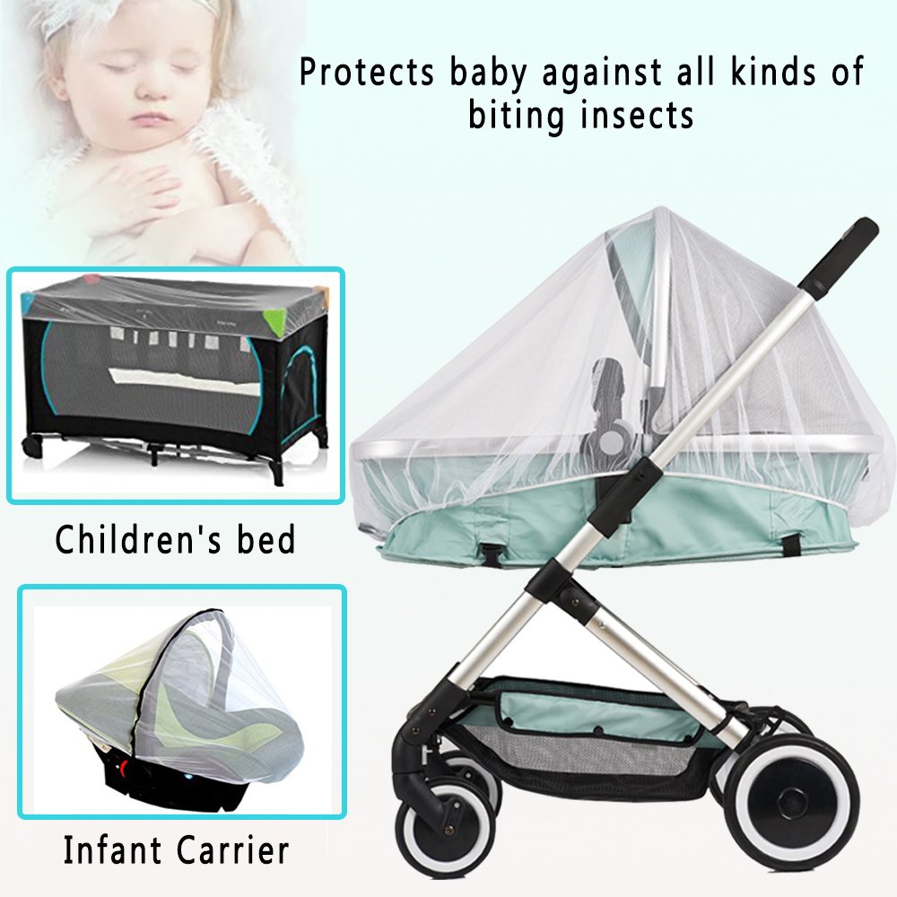 Universal Mosquito Net for Strollers, Buggies & Cribs – Insect Protection
