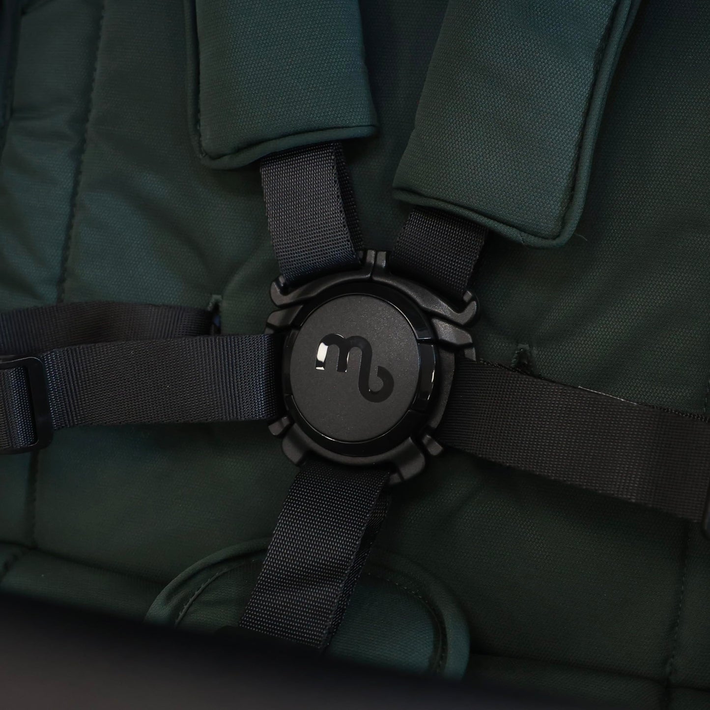 My Babiie MBX7 Autofold Stroller – from Birth to 4 Years (22kg), Foldable & Compact, Lightweight, Travel Buggy for Toddlers, Pushchair Includes Rain Cover - Forest Green