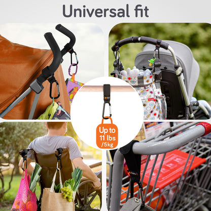 Baby Uma Stroller Clips 2022 – Universal, Up to 5 kg, Non-Slip