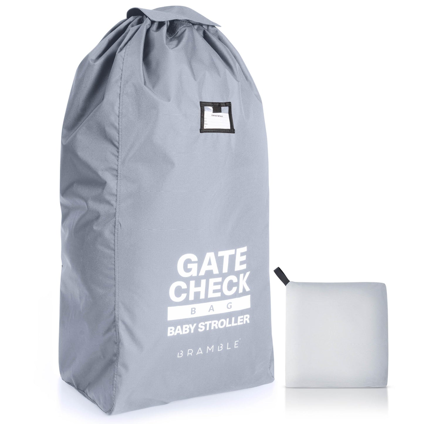 Bramble Large Stroller Bag for Flight & Travel – Water-Resistant, Gray